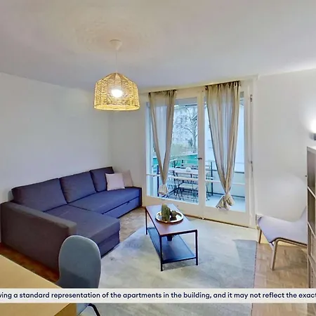 Apartment Basic 1br In Seebach, Tram-connected *